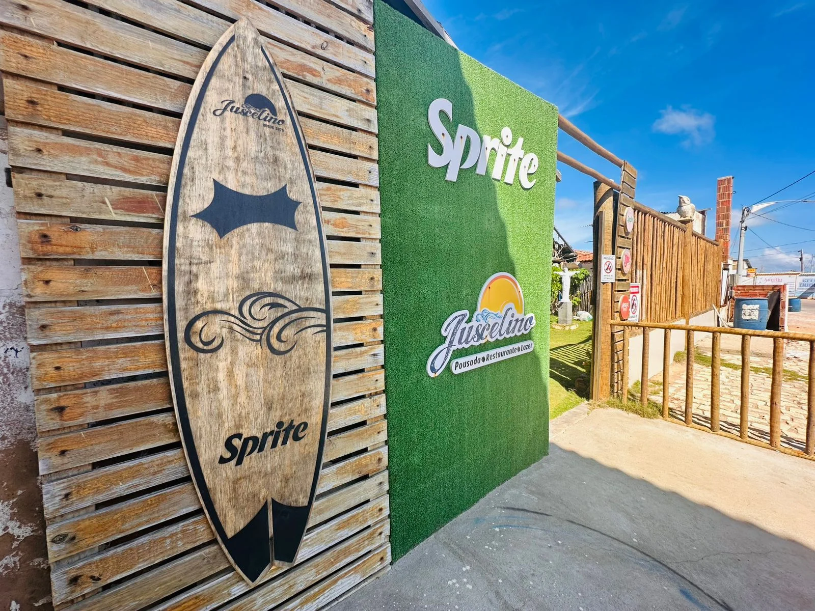 Area externa da Pousada Juscelino - Foto 19